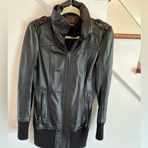 Manteau cuir Rudsak, noir M
